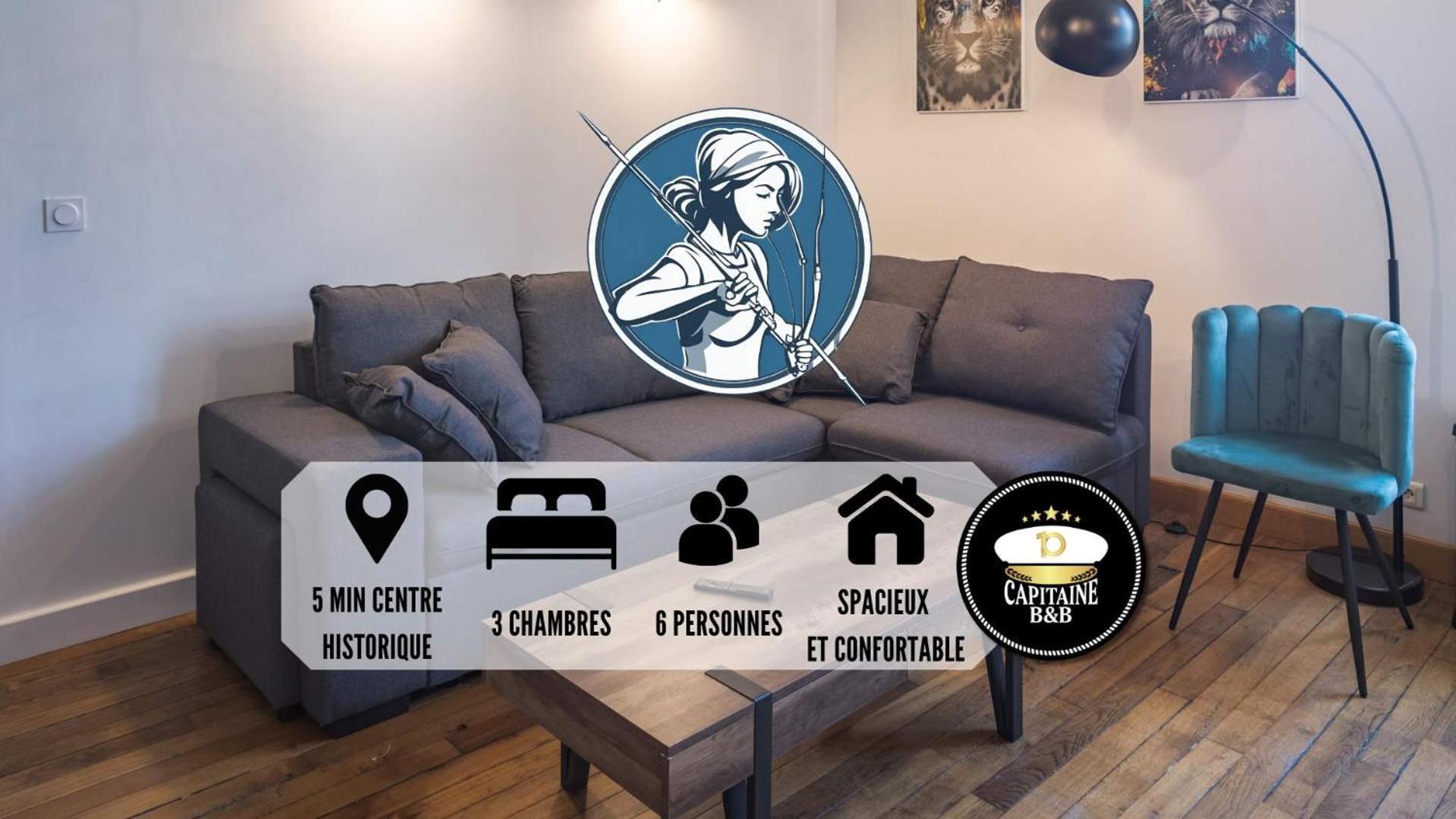 Le Logis De L'Arc - 5Min Hypercentre - Max 6 Personnes Διαμέρισμα Τρουά Εξωτερικό φωτογραφία